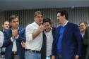 O governador Carlos Massa Ratinho Junior se reúne com prefeitos na sede da Associação dos Municípios do Oeste do Paraná (Amop) em Cascavel nesta sexta-feira (24),  para confirmar recursos do Estado para investimentos nos municípios. No mesmo encontro são anunciados investimentos que a Copel fará na região Oeste nos próximos três anos.   Cascavel, 24/05/2019 -  Foto: Geraldo Bubniak/ANPr