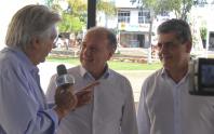 Entre asfalto, recape e urbanização foram feitos 105,15 km de obras em municípios da AMUSEP, disse Ortega em discurso em Atalaia