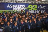 Governador anuncia R$ !4,7 milhões para pavimentar Ruas de Ponta Grossa
