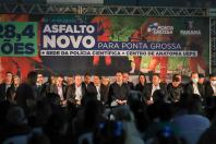Governador anuncia R$ !4,7 milhões para pavimentar Ruas de Ponta Grossa