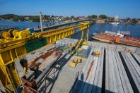 Construção da Nova Ponte da Ilha dos Valadares, em Paranaguá, está em andamento