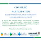 Informações Conselhos Participativos das Microrregiões