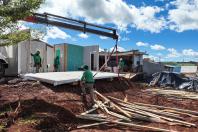 Cinco casas novas estão em construção em Rio Bonito do Iguaçu