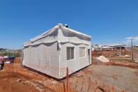Primeira casa erguida pelo Estado está praticamente concluída em Rio Bonito do Iguaçu