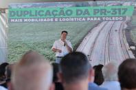 Governador firma convênio de R$ 47 milhões e Toledo terá a nova ponte estaiada do Paraná