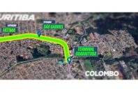 Estado vai implementar corredor de ônibus para conectar Colombo, Curitiba e Fazenda Rio Grande