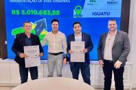 Estado anuncia mais R$ 70 milhões em recursos para pavimentação de 13 municípios