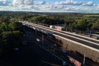 Ratinho Junior entrega 6,8 km da duplicação da Rodovia das Cataratas, em Foz do Iguaçu
