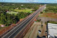 Ratinho Junior entrega 6,8 km da duplicação da Rodovia das Cataratas, em Foz do Iguaçu