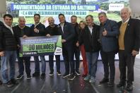 Ratinho Junior libera R$ 90,7 milhões para pavimentação de estrada turística e outras obras em Tijucas do Sul