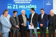 Ratinho Junior confirma mais de R$ 453 milhões para obras em 11 municípios