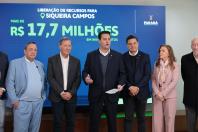 Ratinho Junior confirma R$ 565,6 milhões para 11 municípios do Estado