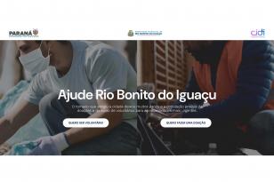 Com site e alojamento, Rio Bonito do Iguaçu se prepara para receber mil voluntários