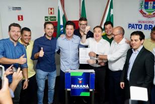 Estado anuncia R$ 106 milhões para pavimentação nova e recape em Pato Branco