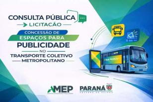 Amep abre consulta pública sobre concessão de espaços publicitários nos ônibus