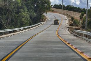 Ligação entre Mandirituba e São José dos Pinhais supera 65% de execução