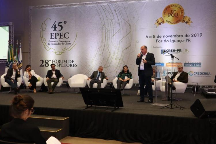 Ortega fala sobre Desafios da Infraestrutura para o Estado do Paraná em Foz do Iguaçu