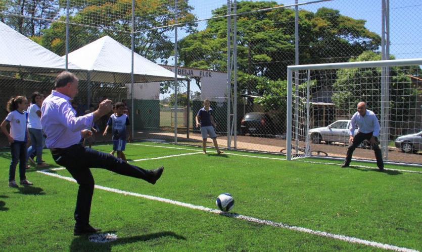 Inauguração de Unidade Meu Campinho e entrega de equipamentos