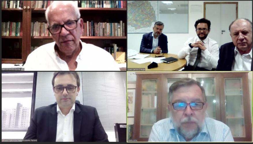 Ortega se reúne com senadores em defesa da população do Paraná