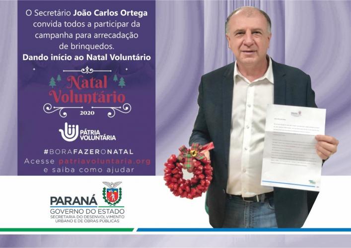 Natal Voluntário recebe doações da comunidade a crianças e idosos