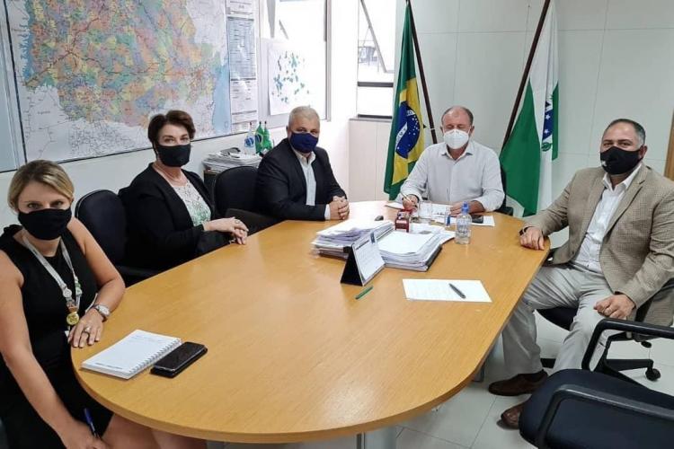 Ortega e Scucato recebem prefeitos da Região do deputado estadual Artagão Junior