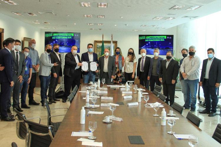 Governo lança edital para instalar a nova Iluminação no Contorno Sul de Curitiba