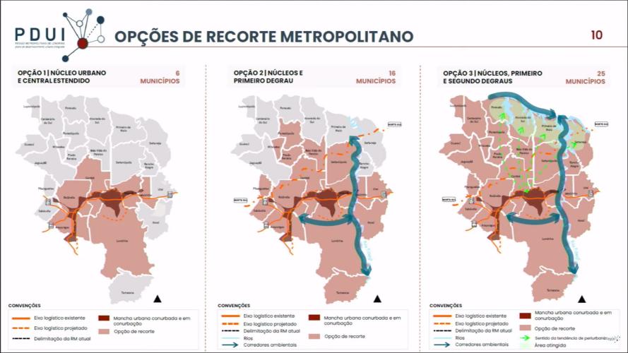 Prefeitos conhecem Resumo Técnico do PDUI da Região Metropolitana de Londrina