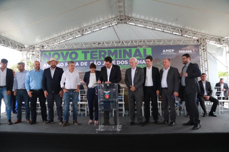 Governador autoriza início da construção do Novo Terminal de São José dos Pinhais