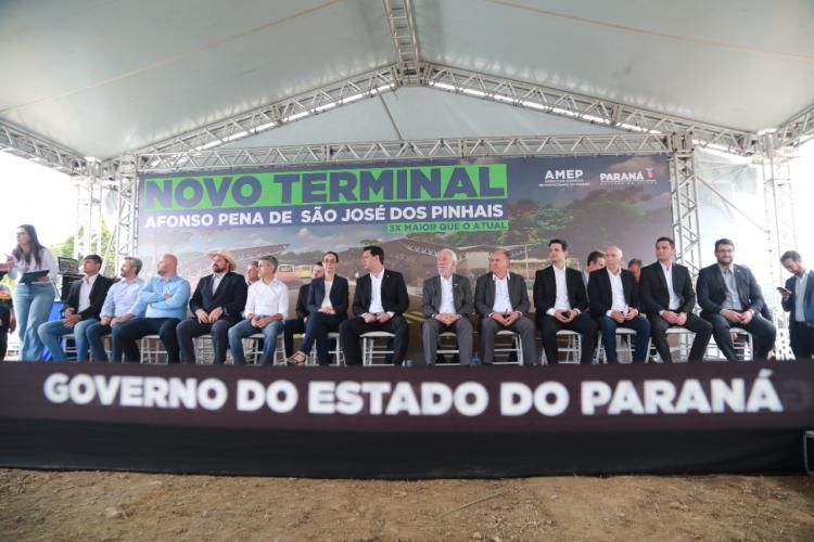 Governador autoriza início da construção do Novo Terminal de São José dos Pinhais