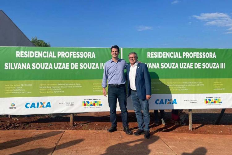 Parceria entre Governo Federal, Estado e Município viabiliza 183 casas a famílias de Santa Mariana