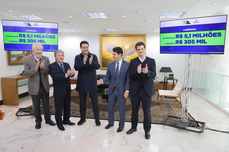 Governador libera R$ 26 milhões do Programa Asfalto Novo, Vida Nova para mais cinco Municípios