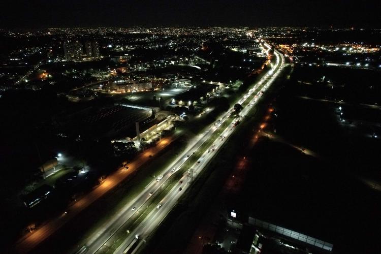 Governo do Estado conclui obra de Iluminação do Contorno Sul de Curitiba