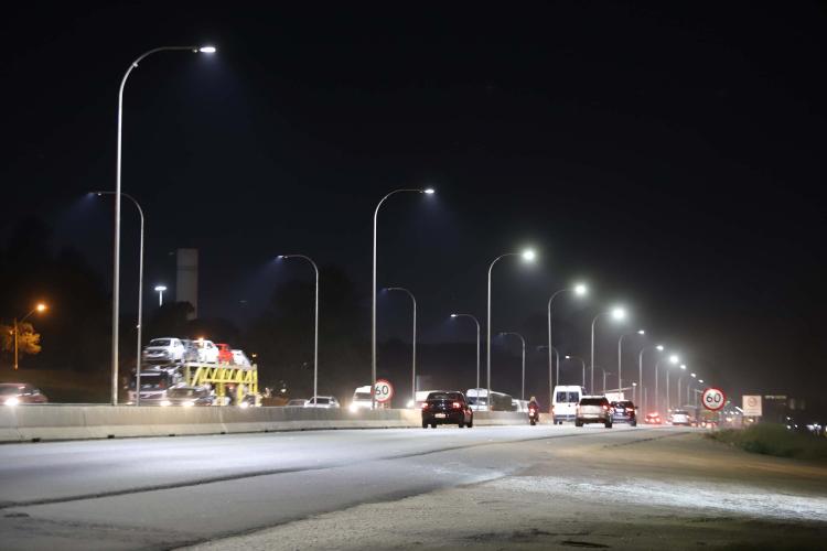 Governo do Estado conclui obra de Iluminação do Contorno Sul de Curitiba