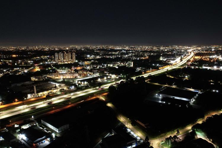 Governo do Estado conclui obra de Iluminação do Contorno Sul de Curitiba