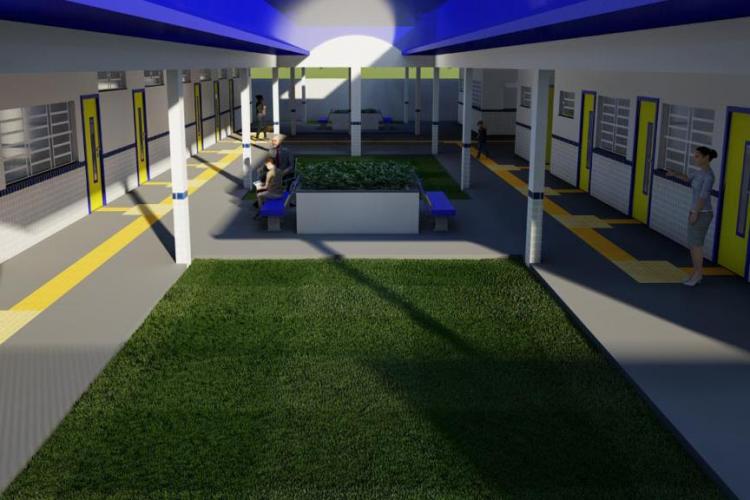 Primeira Escola de Educação Especial financiada pelo Estado ultrapassa 60% de execução