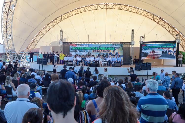 Asfalto, Viaduto, UBS e Sede da PM: Ratinho Junior libera pacotão de obras para Cambé