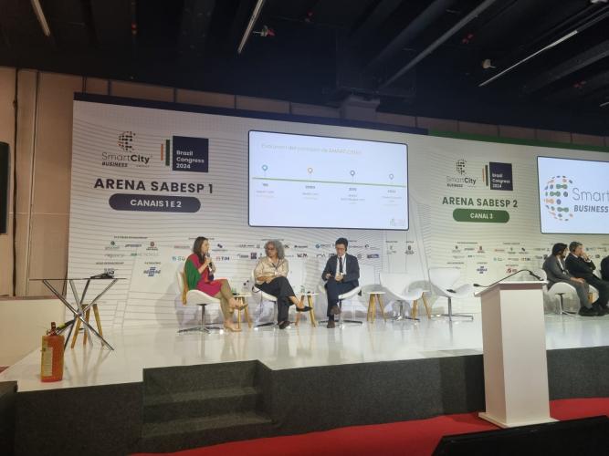 Representantes da Secretaria das Cidades participam do Smart City Business Brazil Congress 2024 em São Paulo