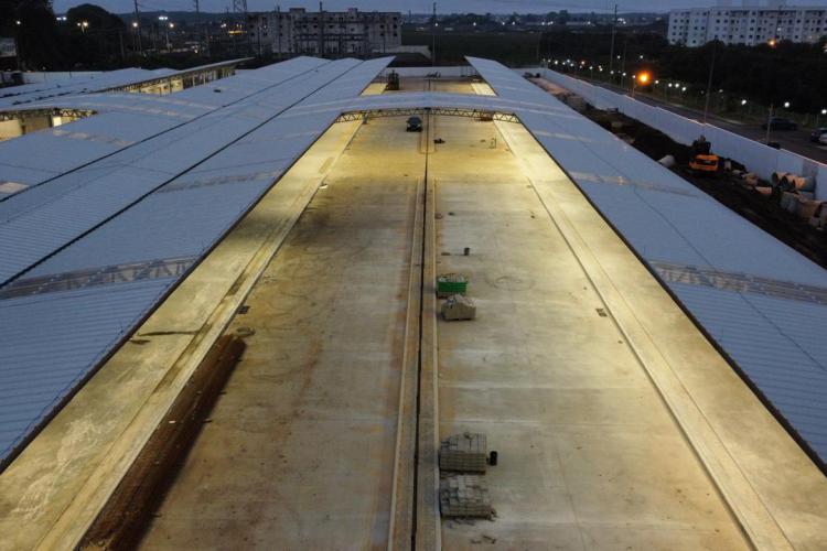 Obras do Novo Terminal Metropolitano de São José dos Pinhais estão na fase final