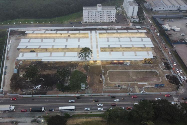 Obras do Novo Terminal Metropolitano de São José dos Pinhais estão na fase final