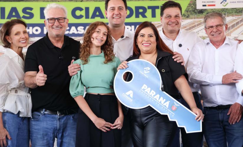 Governador inaugura Bairro Planejado e anuncia R$ 106 milhões da Sanepar em Cianorte