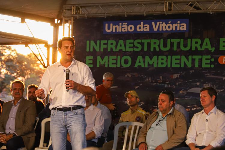 Governador libera R$ 18,5 milhões para pavimentação e iluminação em União da Vitória