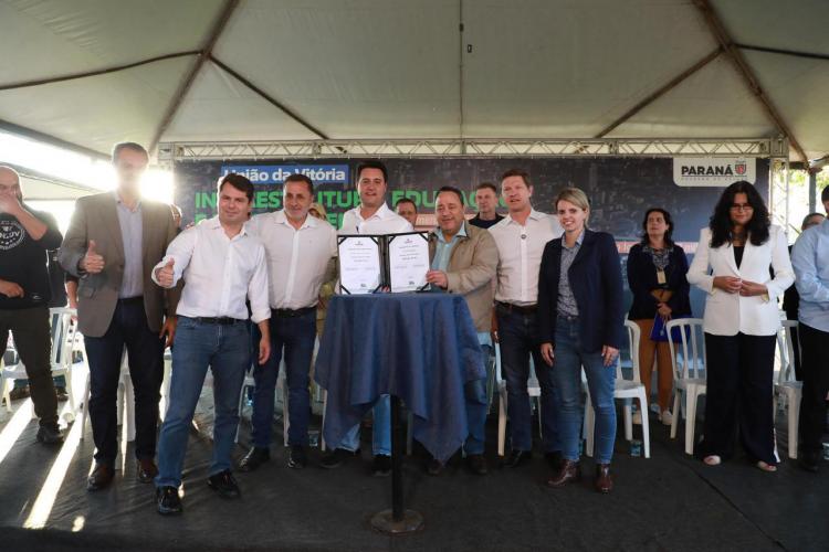 Governador libera R$ 18,5 milhões para pavimentação e iluminação em União da Vitória