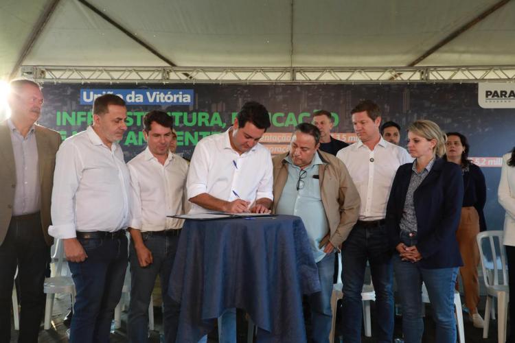 Governador libera R$ 18,5 milhões para pavimentação e iluminação em União da Vitória