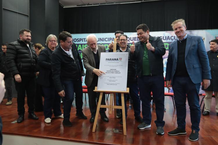 Governo inaugura obras e anuncia novos investimentos para Quedas do Iguaçu