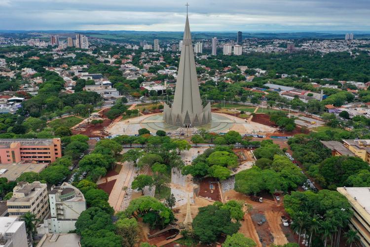 Mais de metade das obras do Eixo Monumental de Maringá já foi concluída