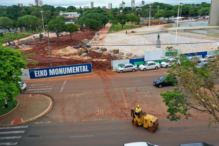 Mais de metade das obras do Eixo Monumental de Maringá já foi concluída