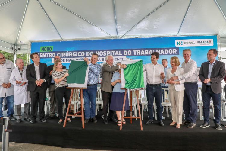 Hospital do Trabalhador de Curitiba ganha novo centro cirúrgico e enfermaria