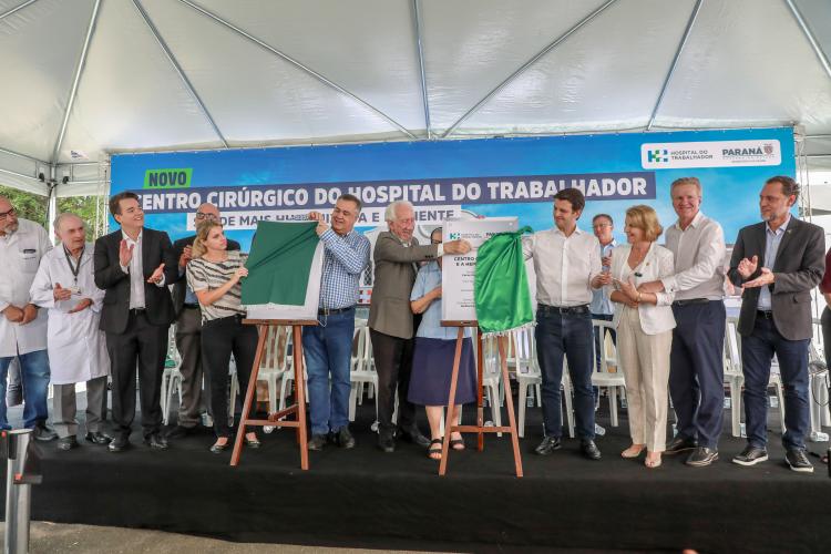 Hospital do Trabalhador de Curitiba ganha novo centro cirúrgico e enfermaria