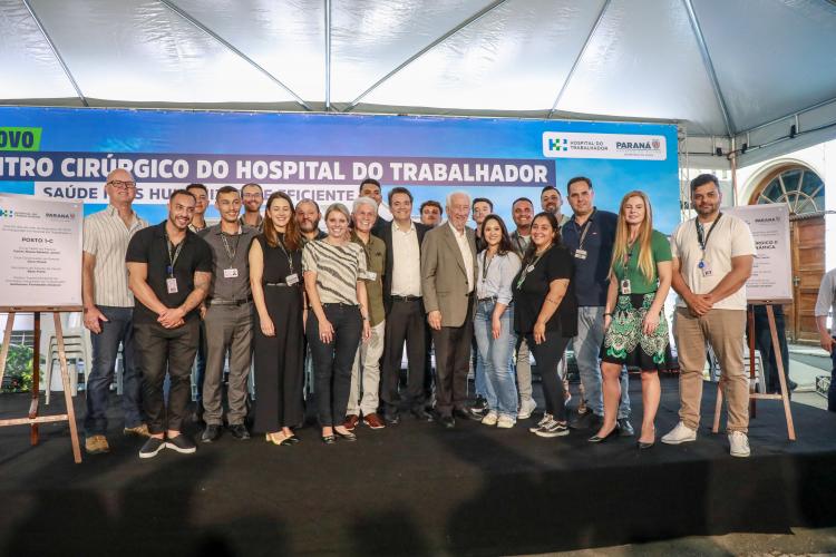 Hospital do Trabalhador de Curitiba ganha novo centro cirúrgico e enfermaria