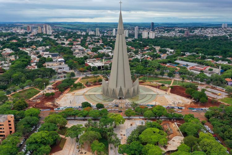 Mais de metade das obras do Eixo Monumental de Maringá já foi concluída